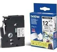 BROTHER 12MM TAPE BLK/WH FLEXI ID-0