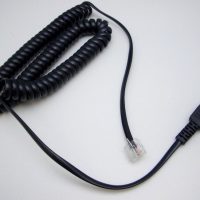 GN JABRA COILED MOD QD CORD WITH RJ45-0