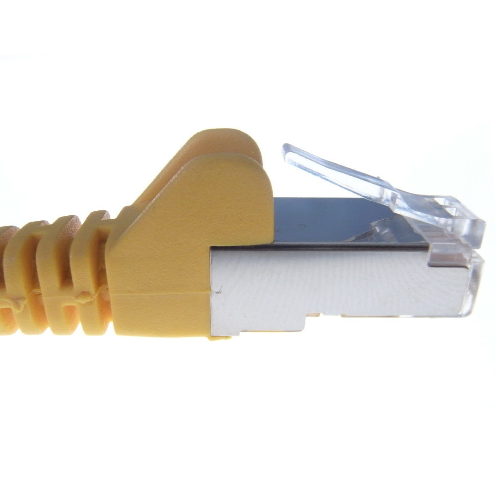 TITAN 0.5M CAT6A PATCH LEAD YELLOW S/STP-6184 TITAN 0.5M CAT6A PATCH LEAD YELLOW S/STP-6184