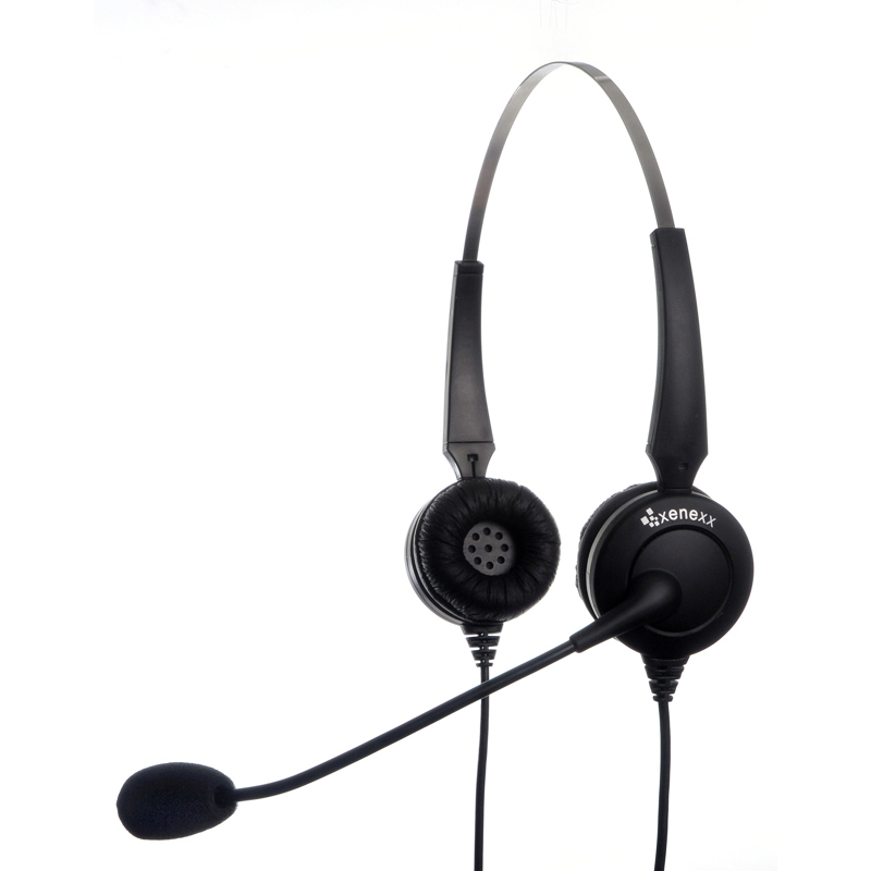 Xenexx XS 335 Noise Cancelling Binaural Headset-0 Xenexx XS 335 Noise Cancelling Binaural Headset-0