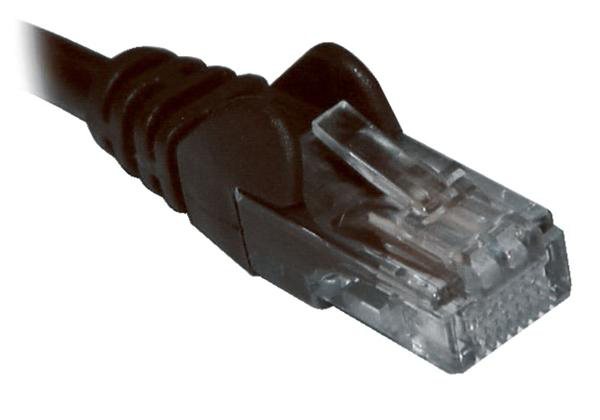 CAT5E PATCH LEAD 1M BLACK-0 CAT5E PATCH LEAD 1M BLACK-0