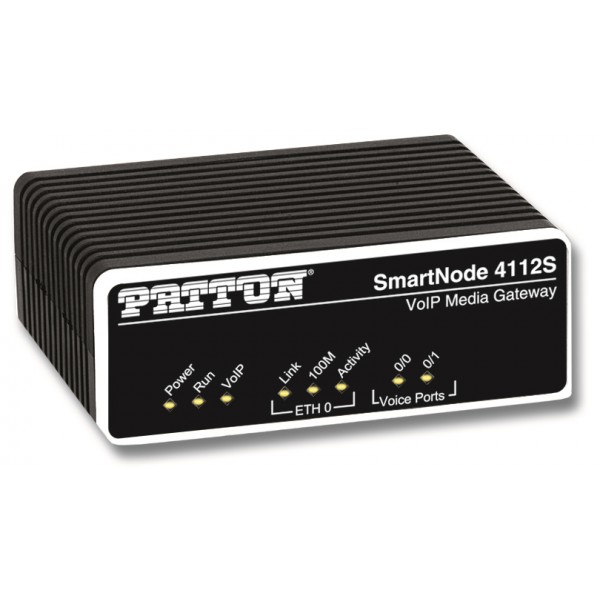 Patton SN4112S/JS Dual FXS VoIP GW, 1x10/100baseT-0 Patton SN4112S/JS Dual FXS VoIP GW, 1x10/100baseT-0