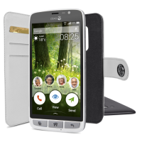 Doro Liberto 825 - White Wallet Case-0